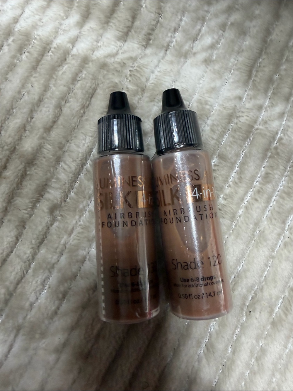 Luminess 4-in-1 Airbrush Foundation - Shade 120 Deep Tan (Pair)